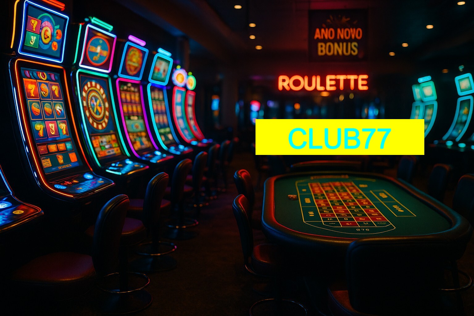 Jogos emocionantes no CLUB77