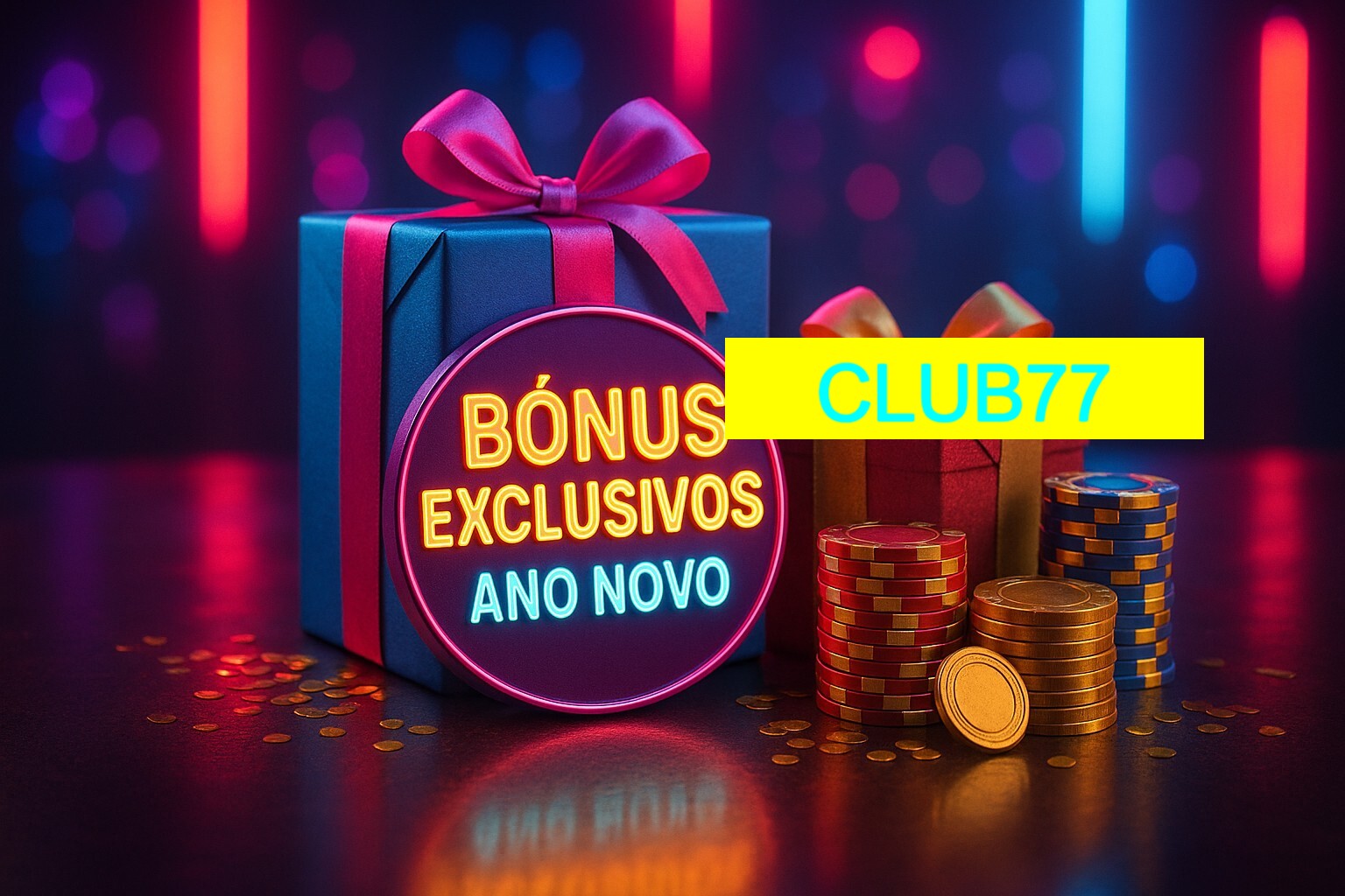 Promoções de Ano Novo no CLUB77